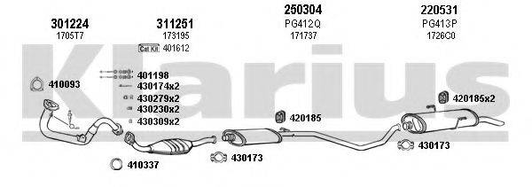KLARIUS 630467E Система випуску ОГ