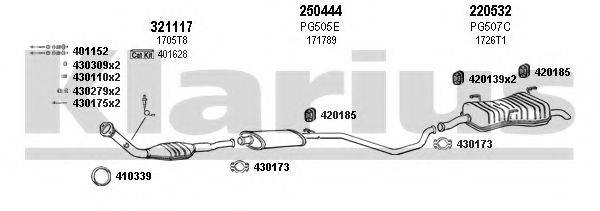 KLARIUS 630476E Система випуску ОГ
