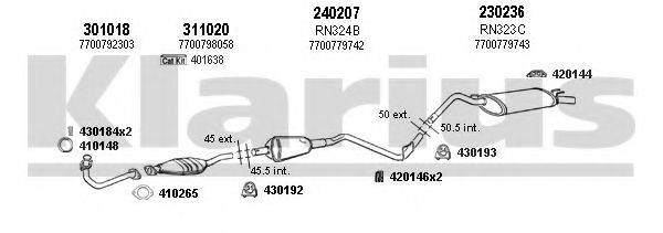 KLARIUS 720264E Система випуску ОГ