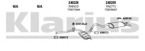 KLARIUS 720327E Система випуску ОГ