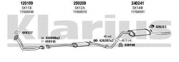 KLARIUS 780007E Система випуску ОГ