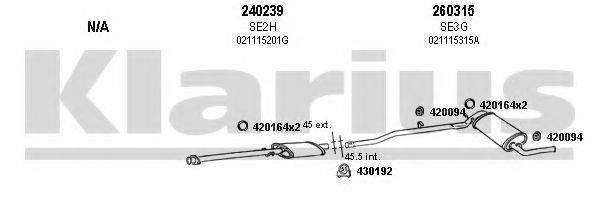 KLARIUS 790019E Система випуску ОГ