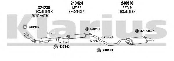 KLARIUS 790091E Система випуску ОГ
