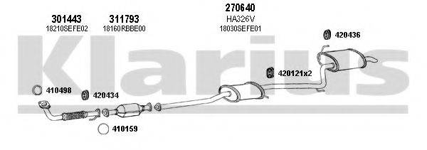 KLARIUS 420209E Система випуску ОГ