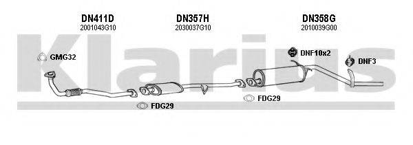 KLARIUS 270305U Система випуску ОГ
