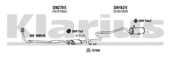 KLARIUS 270467U Система випуску ОГ