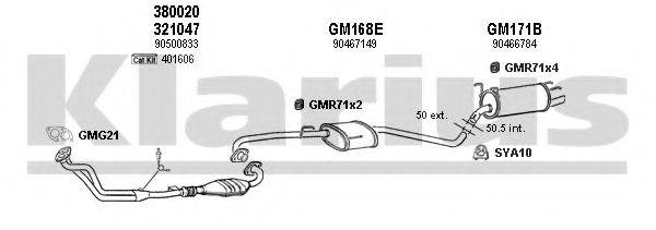 KLARIUS 390659U Система випуску ОГ