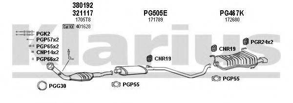 KLARIUS 630458U Система випуску ОГ