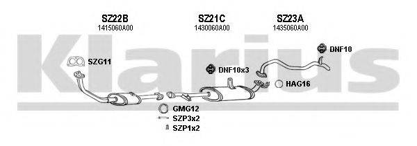 KLARIUS 820012U Система випуску ОГ