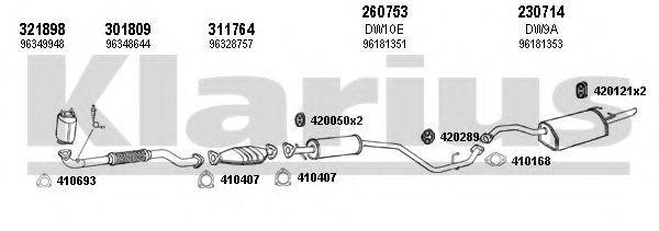 KLARIUS 310028E Система випуску ОГ