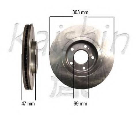 KAISHIN CBR373 гальмівний диск