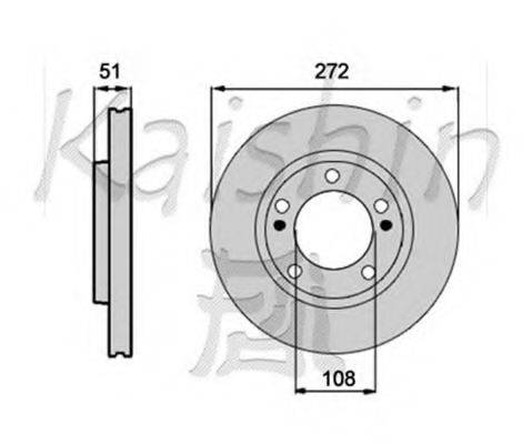 KAISHIN CBR389 гальмівний диск