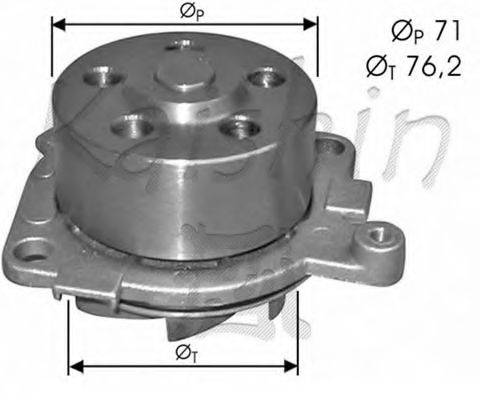 KM INTERNATIONAL WPK405 Водяний насос