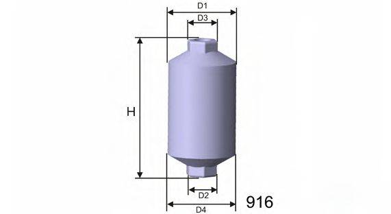 MISFAT E506 Паливний фільтр