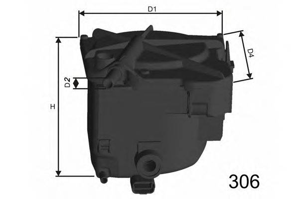 MISFAT F110 Паливний фільтр