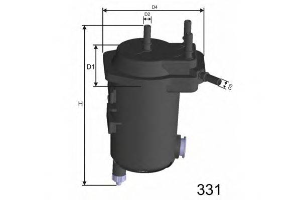 MISFAT F113A Паливний фільтр