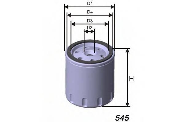 MISFAT Z691 Масляний фільтр