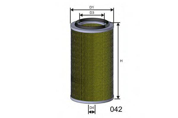 MISFAT RM953 Повітряний фільтр