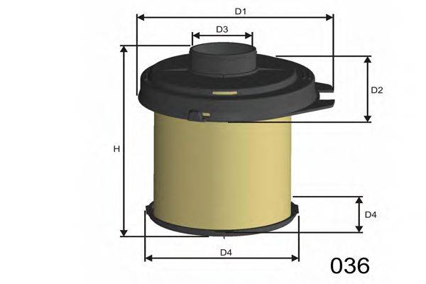 MISFAT R845B Повітряний фільтр