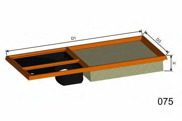 MISFAT P342 Повітряний фільтр