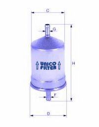 UNICO FILTER FI7155 Паливний фільтр