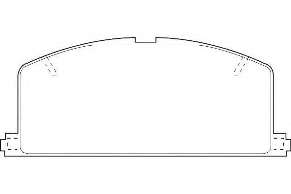 WAGNER WBP20870A Комплект гальмівних колодок, дискове гальмо