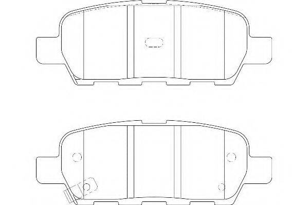 WAGNER WBP23871A Комплект гальмівних колодок, дискове гальмо