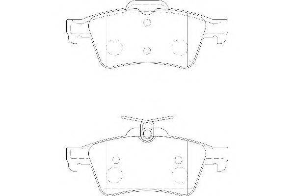 WAGNER WBP24137A Комплект гальмівних колодок, дискове гальмо