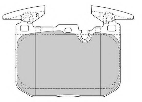 WAGNER WBP25028A Комплект гальмівних колодок, дискове гальмо