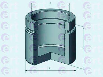 ERT 150819C Поршень, корпус скоби гальма