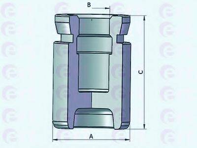 ERT 150912C Поршень, корпус скоби гальма