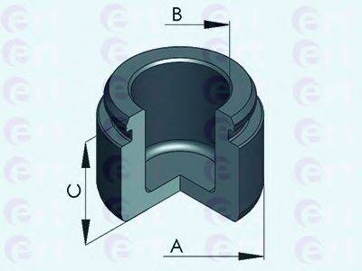 ERT 151275C Поршень, корпус скоби гальма