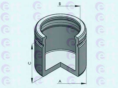 ERT 151214C Поршень, корпус скоби гальма