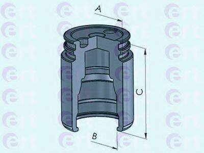 ERT 151203C Поршень, корпус скоби гальма