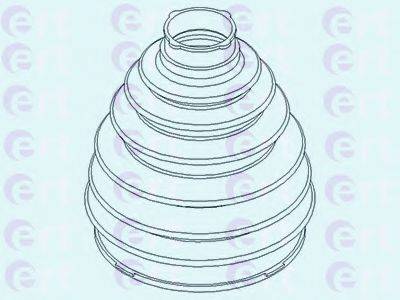 ERT 500445T Комплект пильника, приводний вал