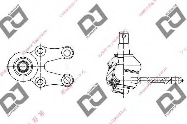 DJ PARTS DB1008 несучий / напрямний шарнір