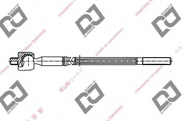 DJ PARTS DR1000 Осьовий шарнір, рульова тяга