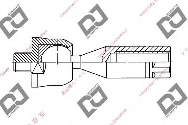 DJ PARTS DR1012 Осьовий шарнір, рульова тяга