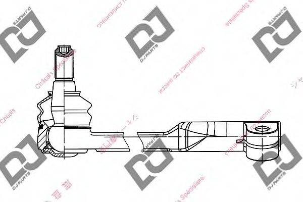 DJ PARTS DE1193 Наконечник поперечної кермової тяги