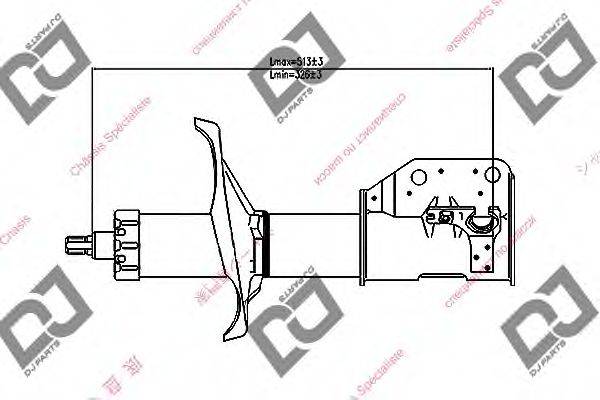 DJ PARTS DS1190GS Амортизатор