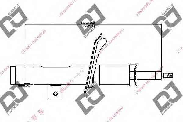 DJ PARTS DS1217GS Амортизатор