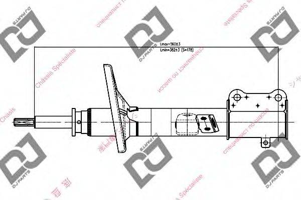 DJ PARTS DS1013GS Амортизатор