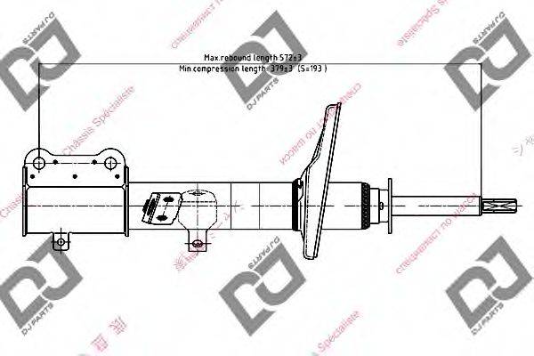 DJ PARTS DS1016GS Амортизатор