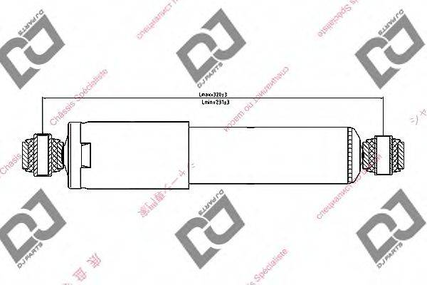 DJ PARTS DS1229GT Амортизатор