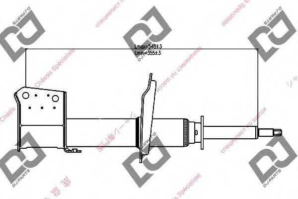 DJ PARTS DS1232GS Амортизатор