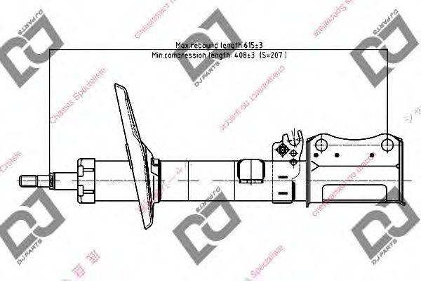 DJ PARTS DS1030GS Амортизатор