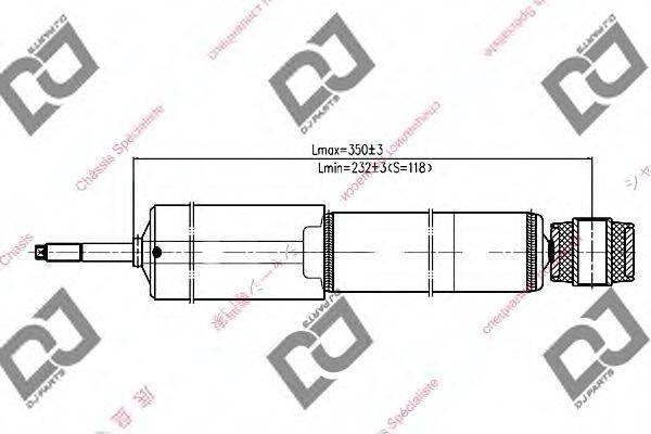 DJ PARTS DS1059GT Амортизатор