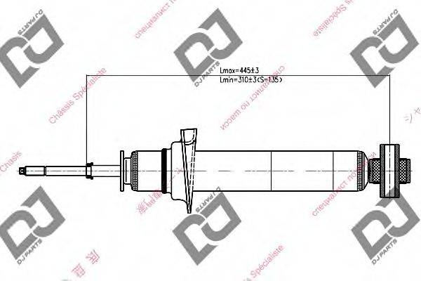 DJ PARTS DS1117GT Амортизатор