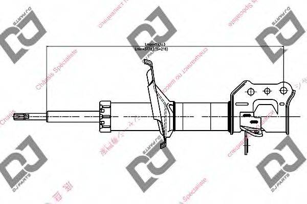 DJ PARTS DS1191GS Амортизатор