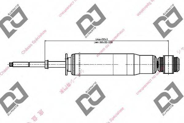 DJ PARTS DS1288GT Амортизатор